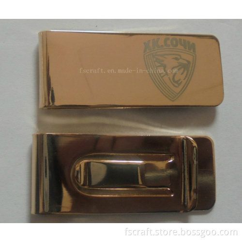 Money Clips with Customized Logo, Metal Money Clip, Money Clip